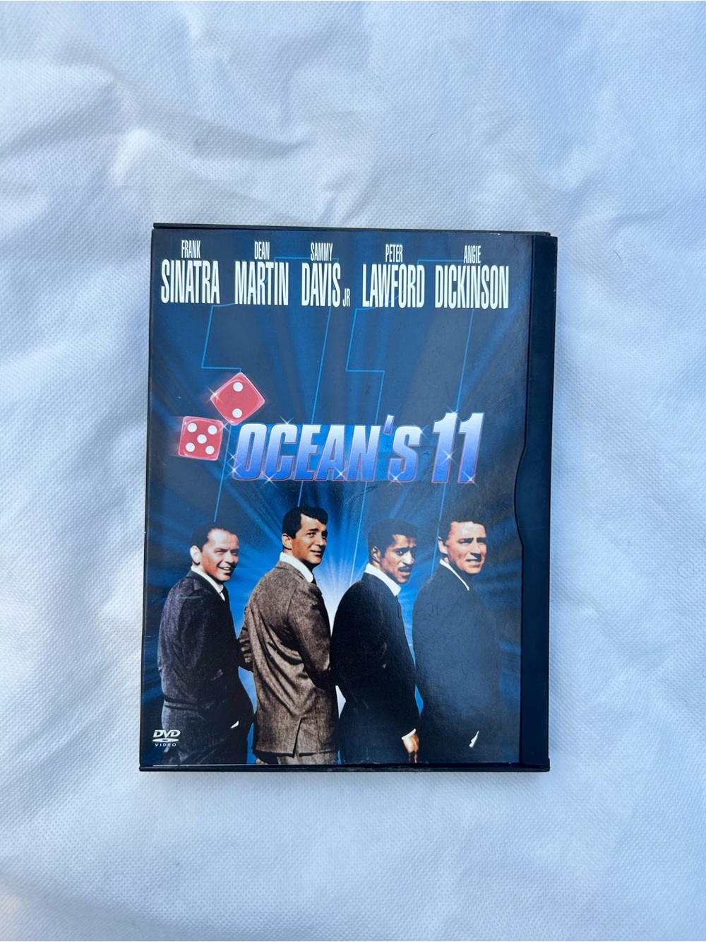 Ocean's 11 DVD - Blue Cover with Dice Artwork